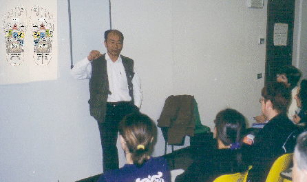 Master Ming ai corsi di riflessologia On Zon Su
